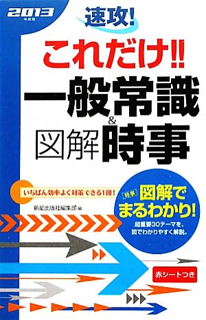 速攻！これだけ!!一般常識&図解時事(2013年度版)