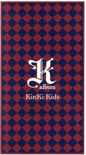 kinki kids K album 初回盤