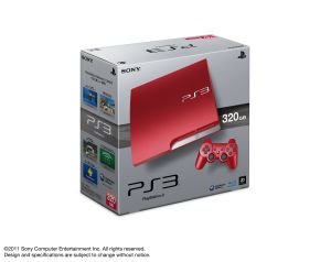 PlayStation3:スカーレット・レッド(320GB)(CECH3000BSR)