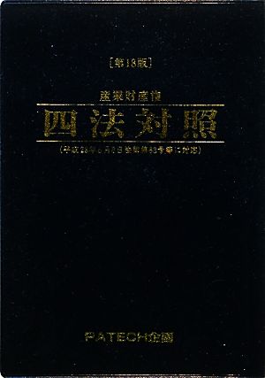 産業財産権四法対照