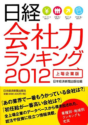日経 会社力ランキング 上場企業版(2012)