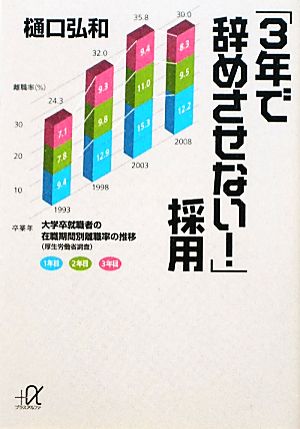 「3年で辞めさせない！」採用 講談社+α文庫