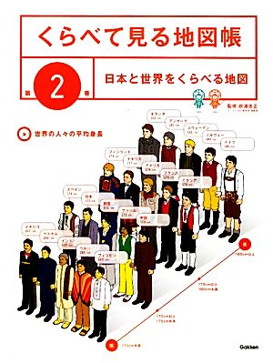 くらべて見る地図帳(第2巻) 日本と世界をくらべる地図