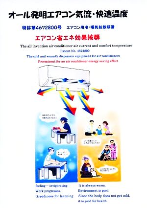 オール発明 エアコン気流・快適温度