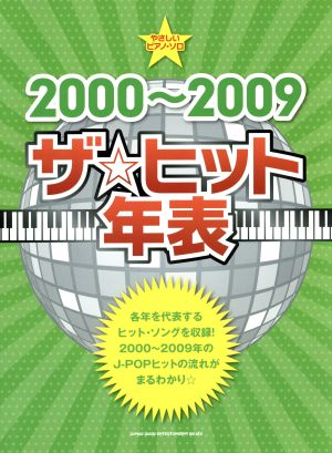 やさしいピアノ・ソロ 2000～2009 ザ☆ヒット年表 各年を代表するヒットソングを収録！