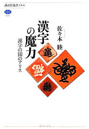 漢字の魔力 漢字の国のアリス 講談社選書メチエ523