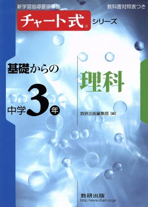 基礎からの中学3年 理科 チャート式シリーズ