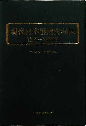 現代日本経済史年表 1868-2010年