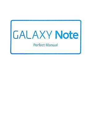 GALAXY Note Perfect Manual