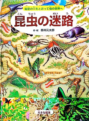 昆虫の迷路 大きな絵本 秘密の穴をとおって虫の世界へ 大きな絵本