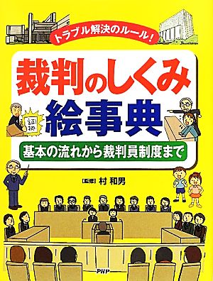 トラブル解決のルール！裁判のしくみ絵事典 基本の流れから裁判員制度まで