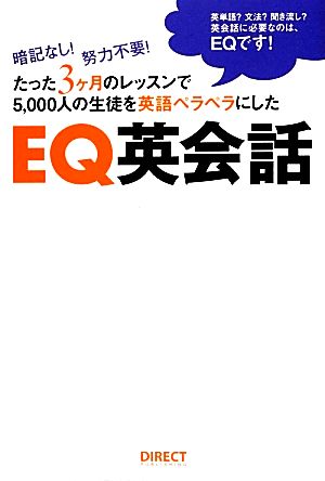 EQ英会話 暗記なし！努力不要！たった3ヶ月のレッスンで5,000人の生徒を英語ペラペラにした