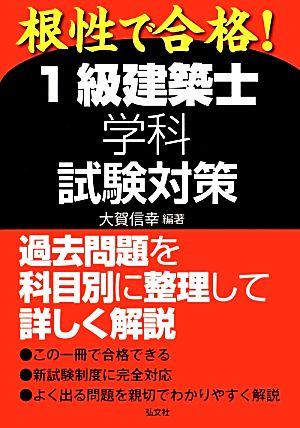 1級建築士学科試験対策 根性で合格！