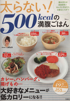 太らない！500kcalの満腹ごはんTJ MOOK