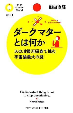 ダークマターとは何か 天の川銀河探査で挑む宇宙論最大の謎 PHPサイエンス・ワールド新書