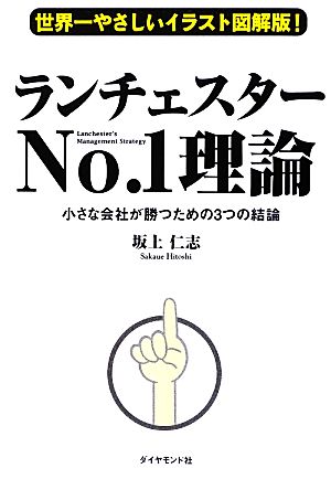 世界一やさしいイラスト図解版！ランチェスターNo.1理論 小さな会社が勝つための3つの結論