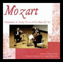 モーツァルト:弦楽三重奏のためのディヴェルティメント