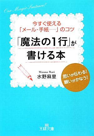 「魔法の1行」が書ける本 王様文庫