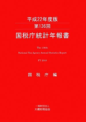 第136回国税庁統計年報書(平成22年度版)