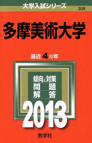 多摩美術大学(2013) 大学入試シリーズ