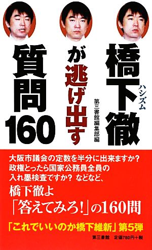 橋下徹が逃げ出す質問160