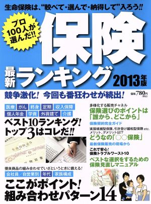 プロ100人が選んだ！保険最新ランキング(2013年版)