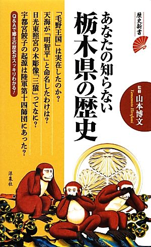 あなたの知らない栃木県の歴史 Q&Aで郷土の歴史がスッキリわかる！ 歴史新書