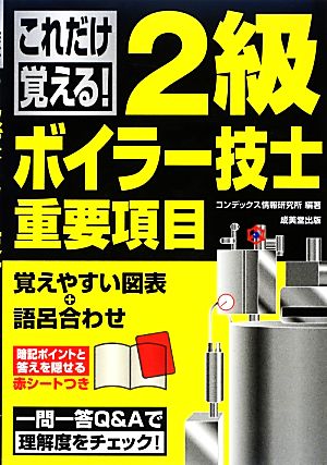 これだけ覚える！2級ボイラー技士重要項目