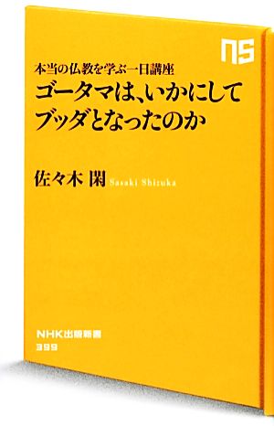 ゴータマは、いかにしてブッダとなったのか本当の仏教を学ぶ一日講座NHK出版新書