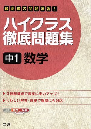 ハイクラス徹底問題集 中1数学