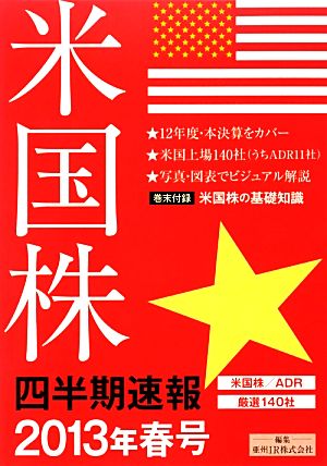 米国株四半期速報(2013年春号)