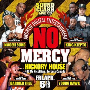 NO MERCY-SOUND CLASH-LIVE CD