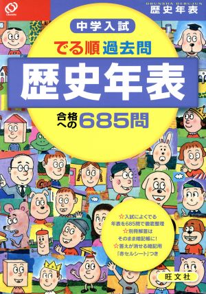 中学入試 でる順 過去問歴史年表合格への685問 中学入試でる順