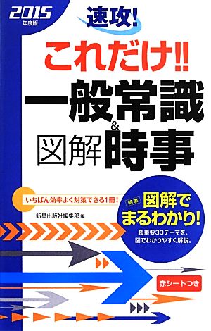 速攻！これだけ!!一般常識&図解時事(2015年度版)