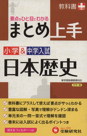 小学&中学入試 まとめ上手 日本歴史