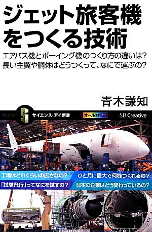 ジェット旅客機をつくる技術 エアバス機とボーイング機のつくり方の違いは？長い主翼や胴体はどうつくって、なにで運ぶの？ サイエンス・アイ新書