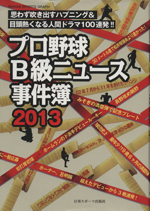 プロ野球B級ニュース事件簿(2013) 思わず吹き出すハプニング&目頭熱くなる人間ドラマ100連発!!