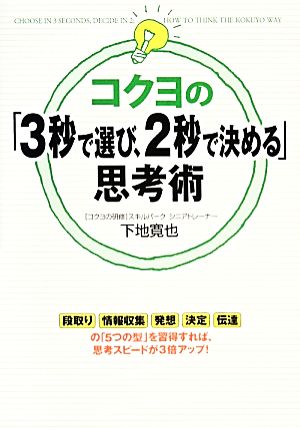 コクヨの「3秒で選び、2秒で決める」思考術