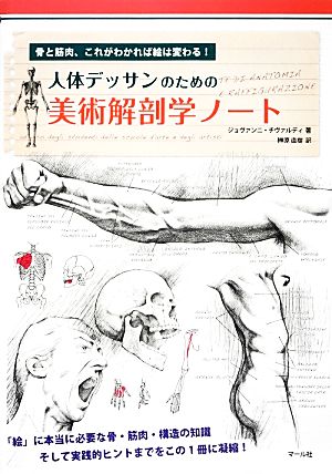 人体デッサンのための美術解剖学ノート骨と筋肉、これがわかれば絵は変わる！