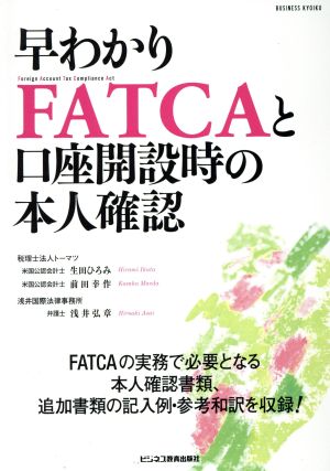 早わかりFATCAと口座開設時の本人確認