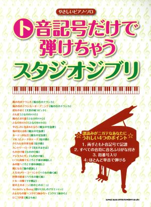 ト音記号だけで弾けちゃうスタジオジブリ