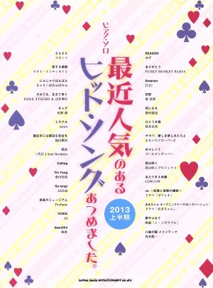 最近人気のあるヒット・ソングあつめました。 2013上半期 ピアノ・ソロ