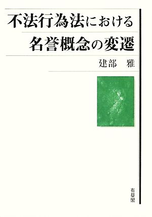 不法行為法における名誉概念の変遷