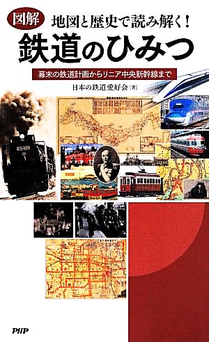 図解 地図と歴史で読み解く！鉄道のひみつ幕末の鉄道計画からリニア中央新幹線まで