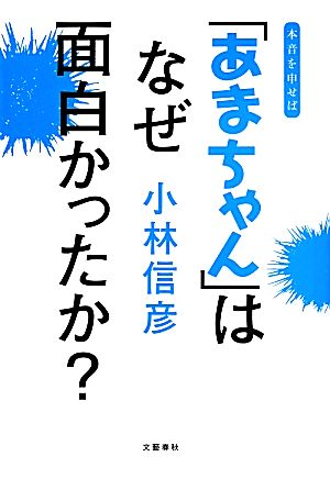 「あまちゃん」はなぜ面白かったか？