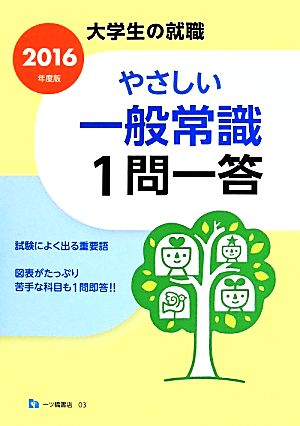 やさしい一般常識1問一答(2016年度版) 大学生の就職03