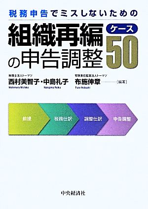 税務申告でミスしないための組織再編の申告調整ケース50