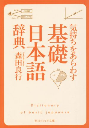気持ちをあらわす「基礎日本語辞典」角川ソフィア文庫