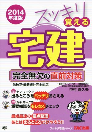 スッキリ覚える宅建 完全無欠の直前対策(2014年度版) スッキリ宅建シリーズ