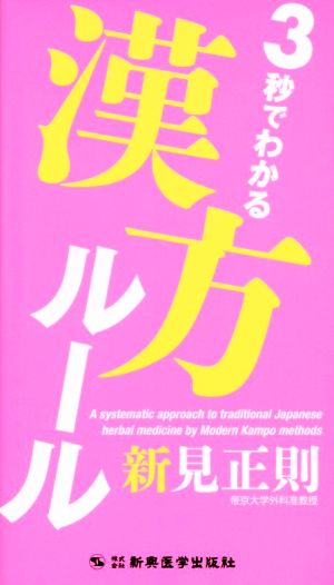 3秒でわかる漢方ルール